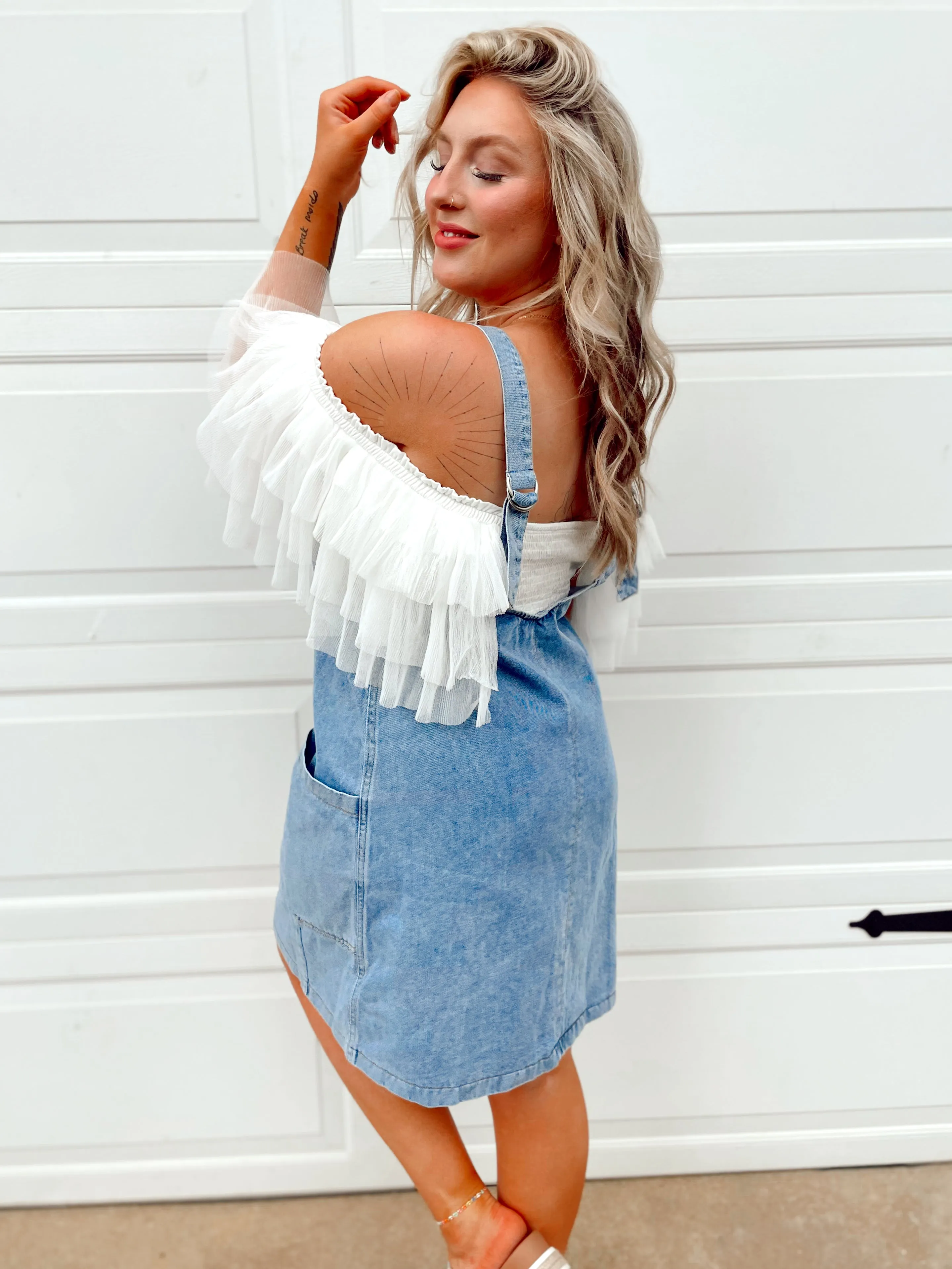 Alice Overall Denim Dress