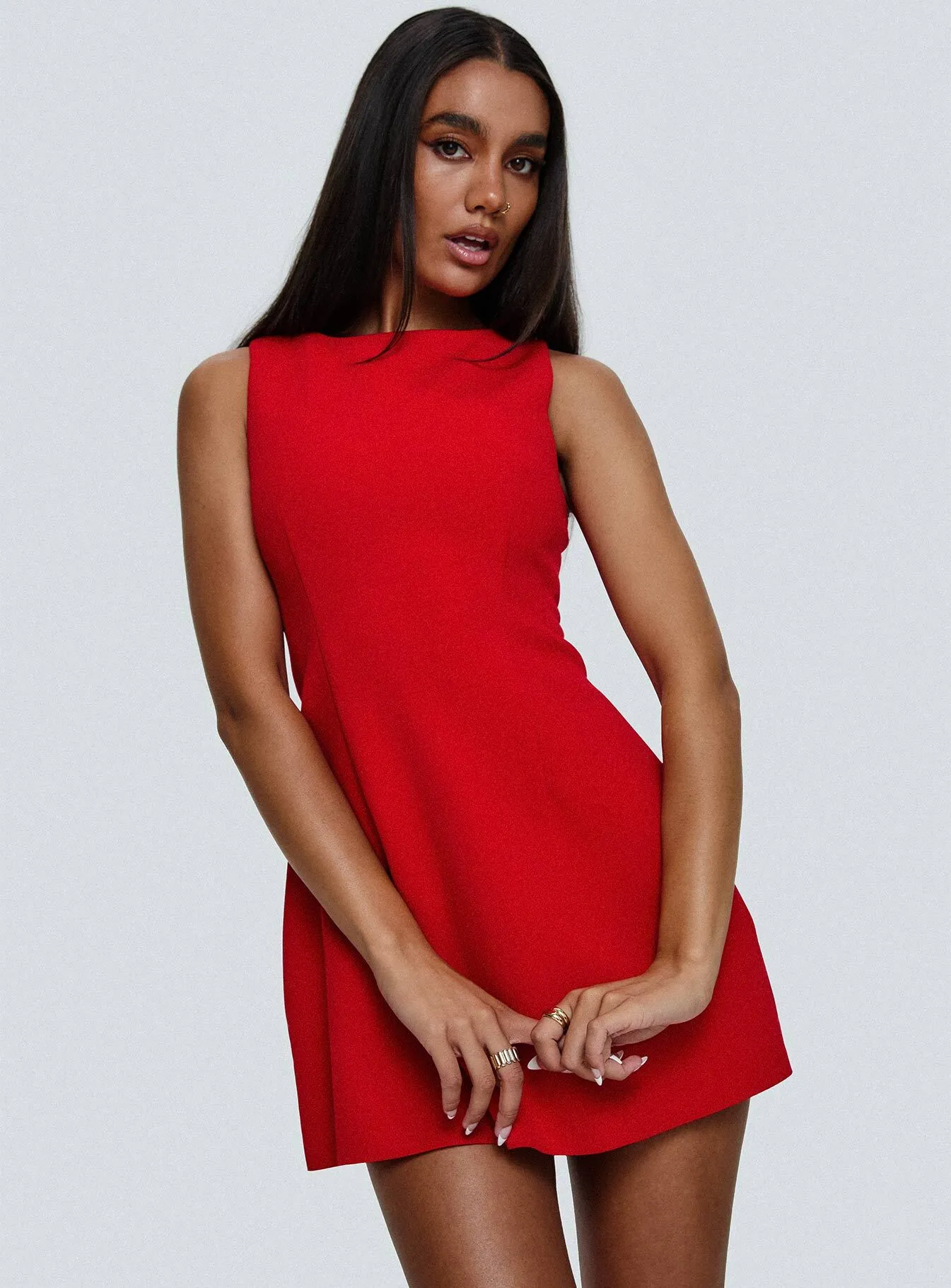 Anse Mini Dress Red