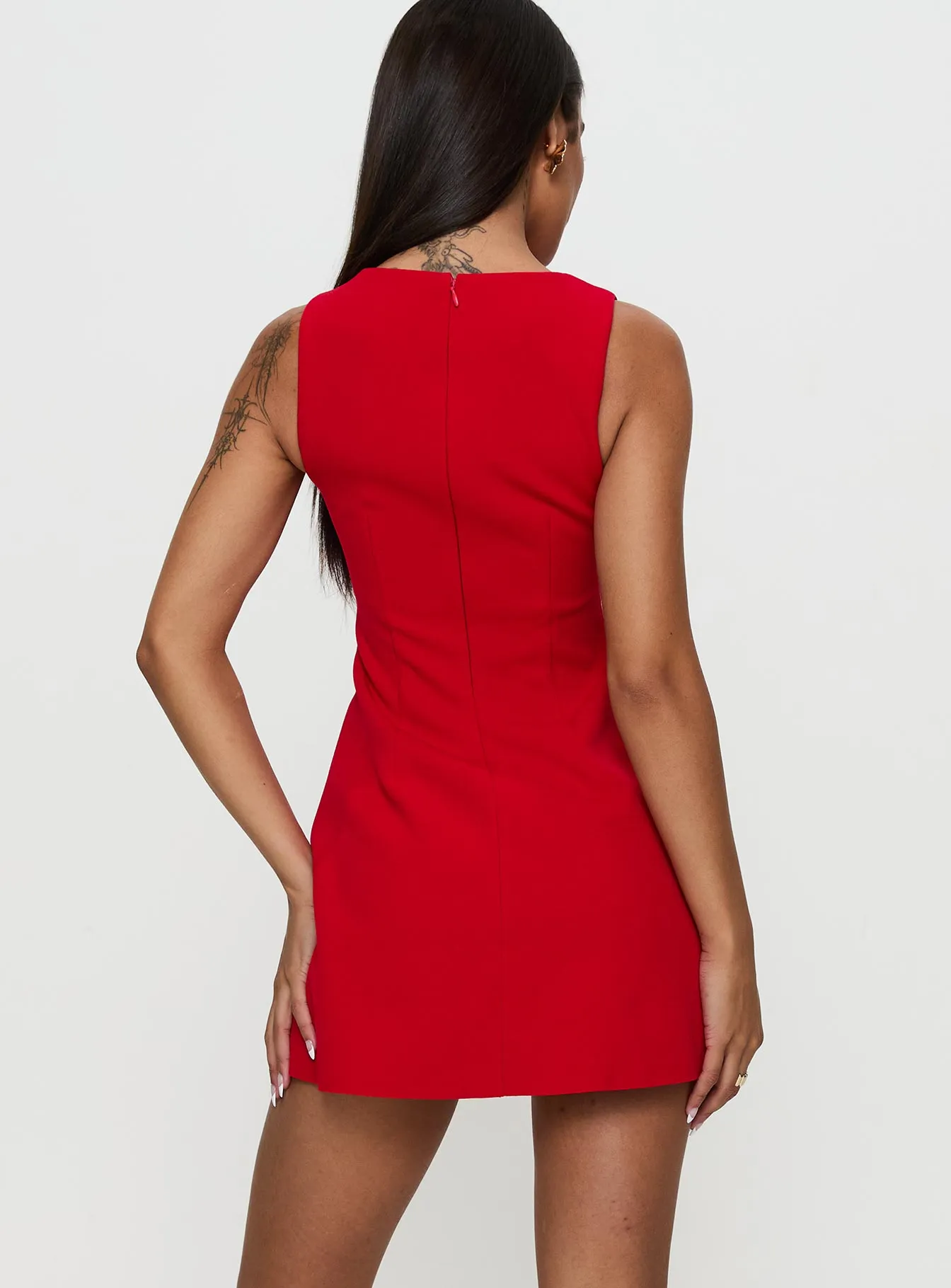 Anse Mini Dress Red