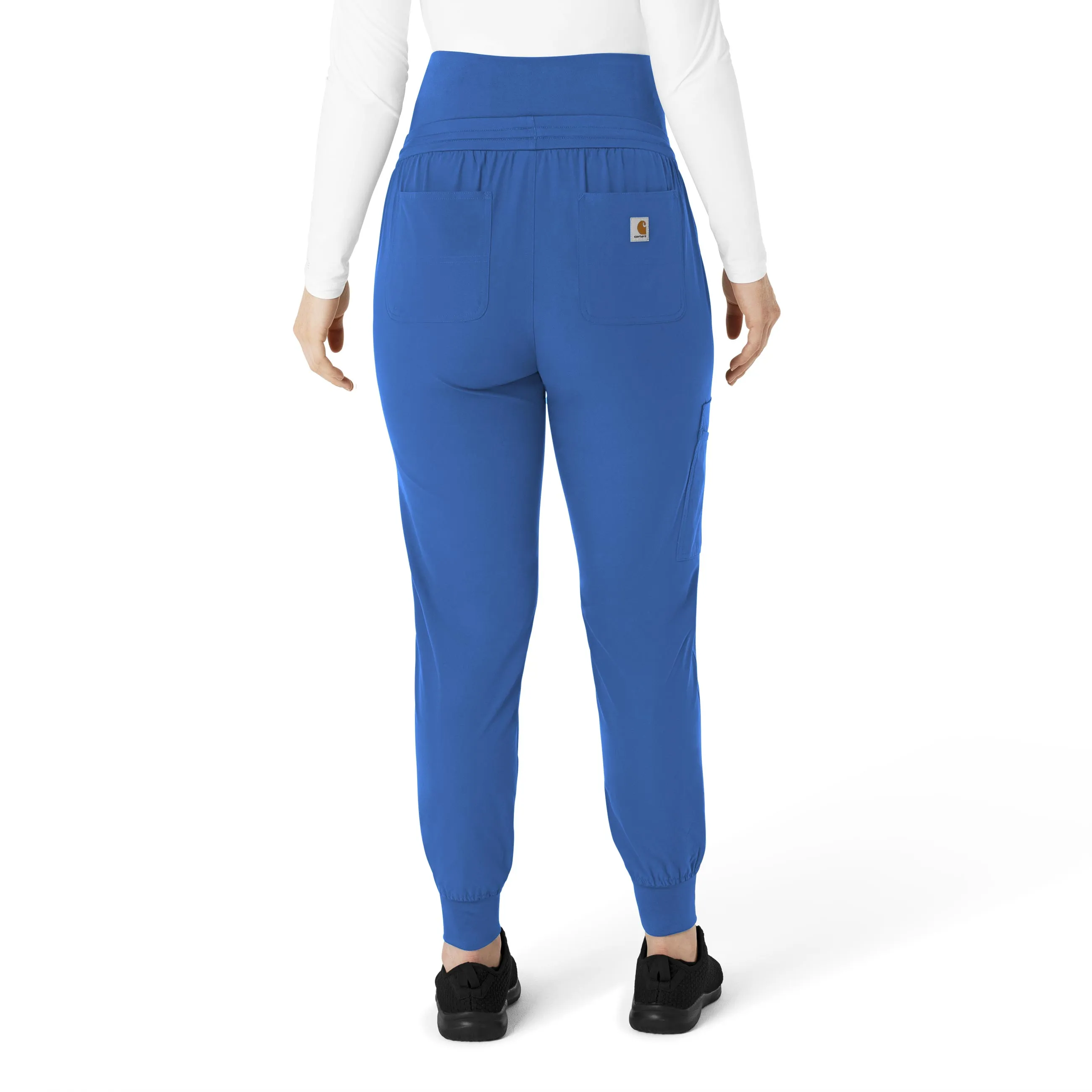 Carhartt Force Essentials Women's Maternity Jogger Scrub Pant - Royal