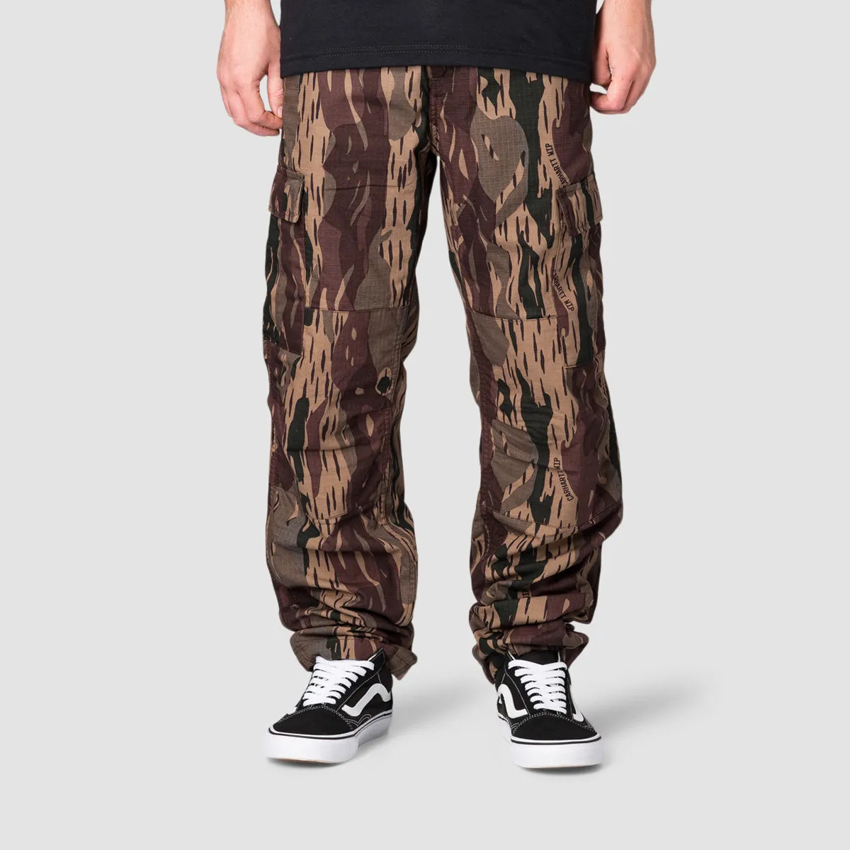 Carhartt WIP Aviation Cargo Pants Camo Unite Rinsed