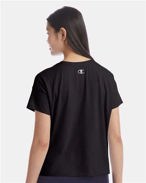 Champion Ladies Sport Soft Touch Crop T-Shirt