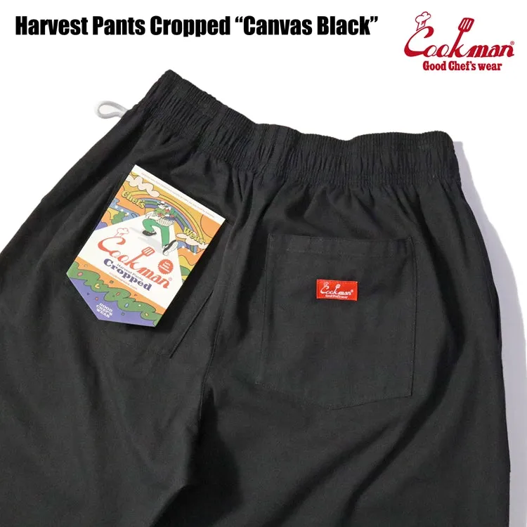 Cookman Harvest Pants Cropped Canvas - Black