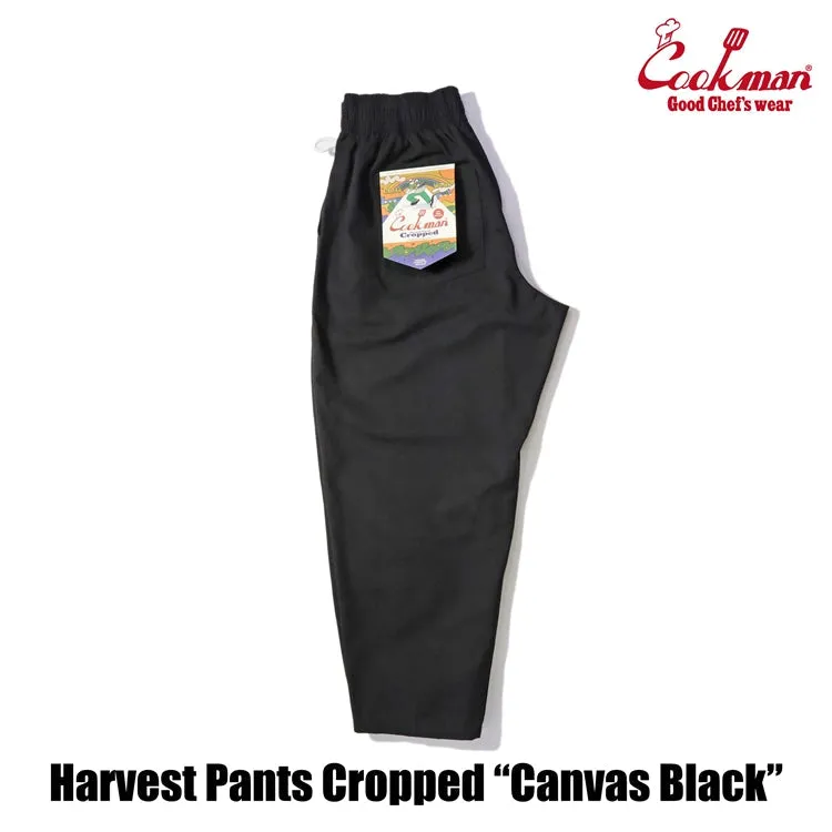 Cookman Harvest Pants Cropped Canvas - Black