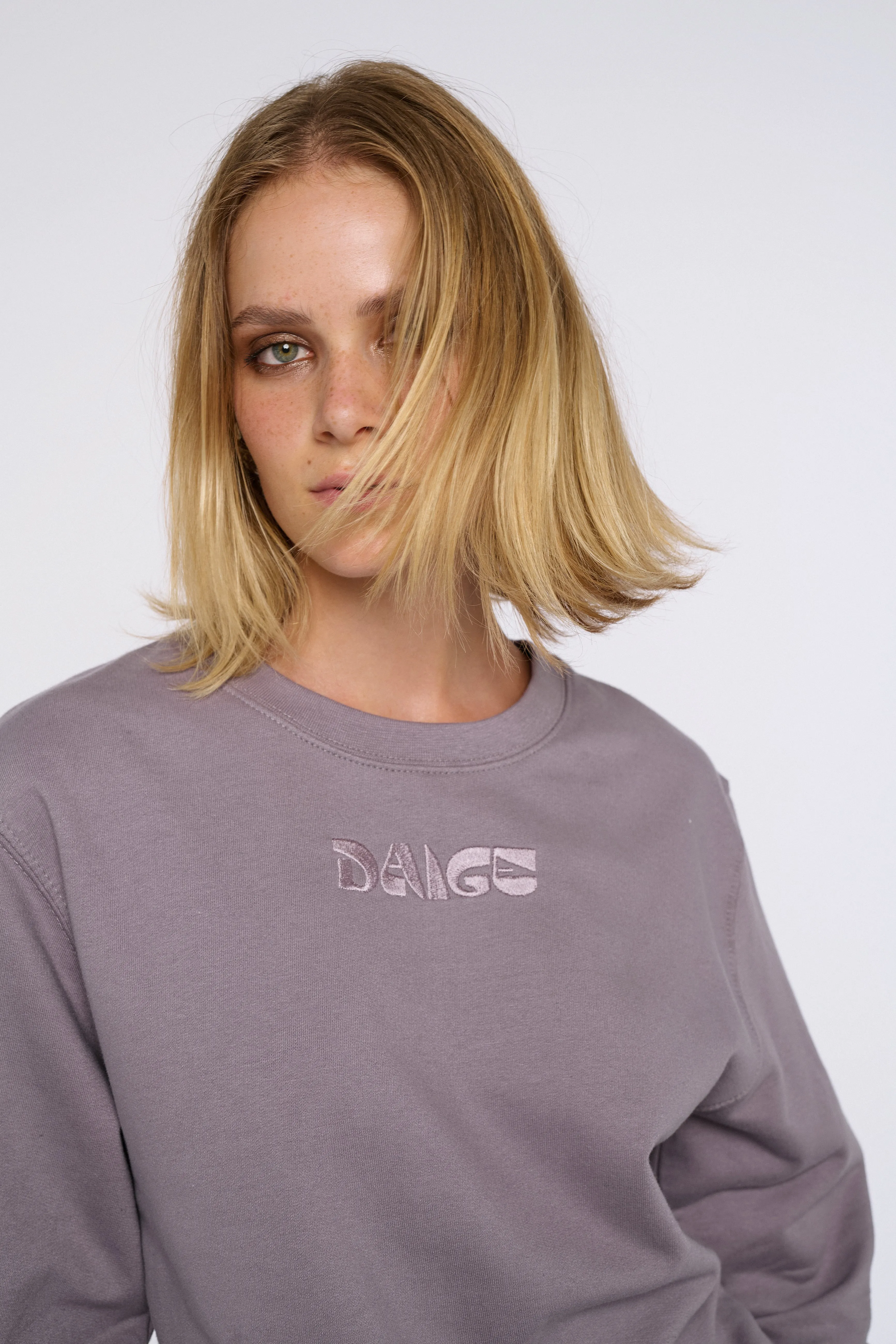 DAIGE logo sweater - Dusty lilac