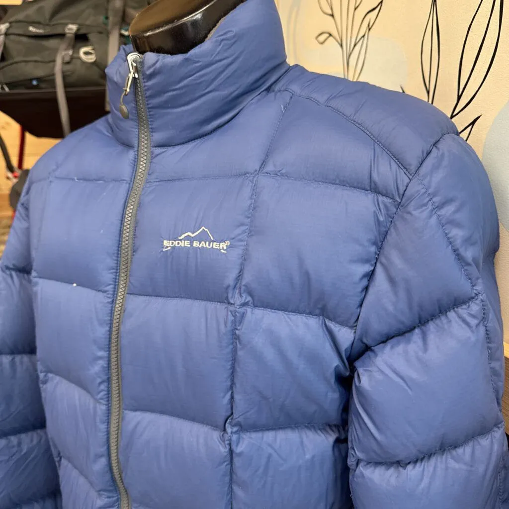 Eddie Bauer - Men's 800 Fill Down Puffer Jacket - MSRP $339: Blue-men-MD