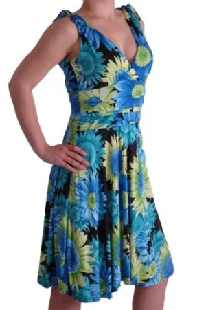 Eve V Neck Floral Print Dress