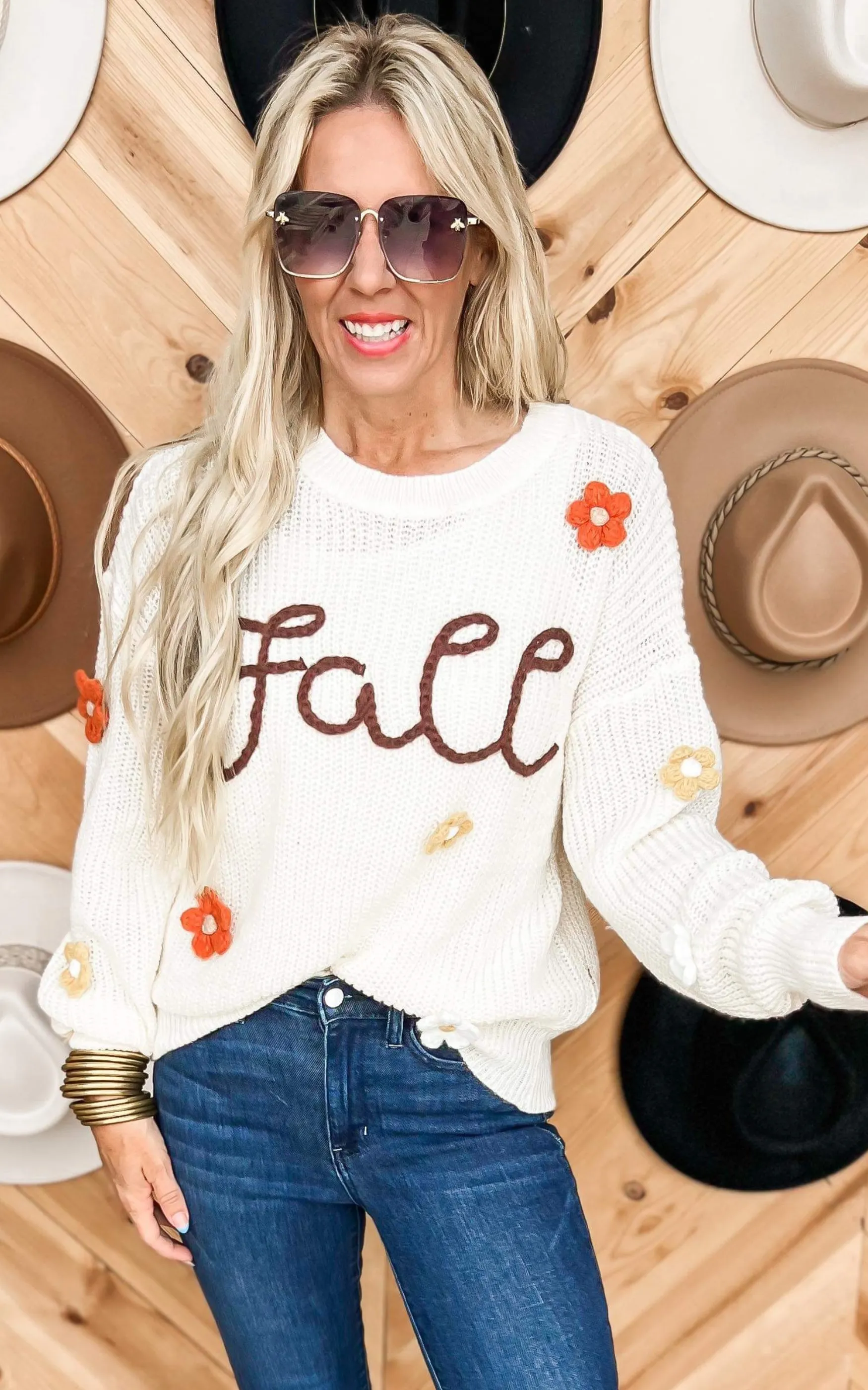 Fall Yarn Stich Sweater - Final Sale