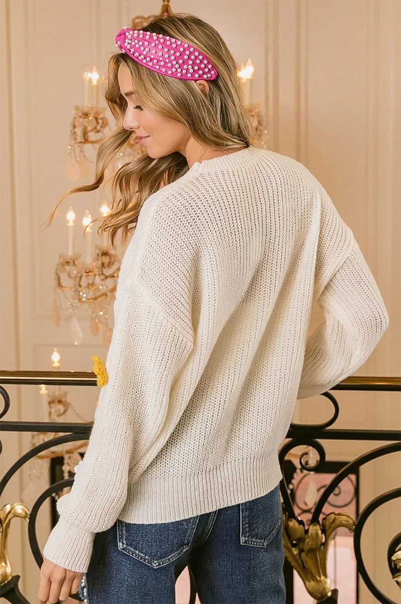 Fall Yarn Stich Sweater - Final Sale