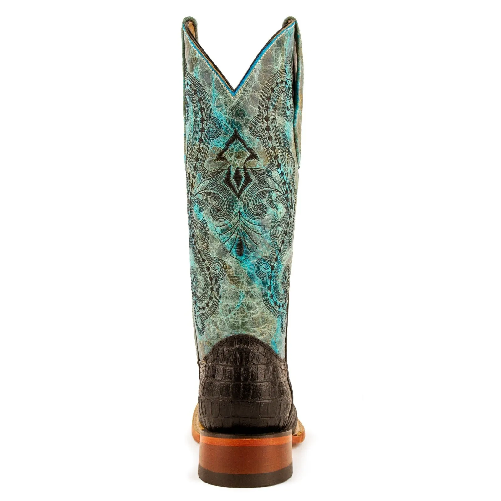 Ferrini Women's Stampede Cowhide Print Square Toe Boots 90393-50