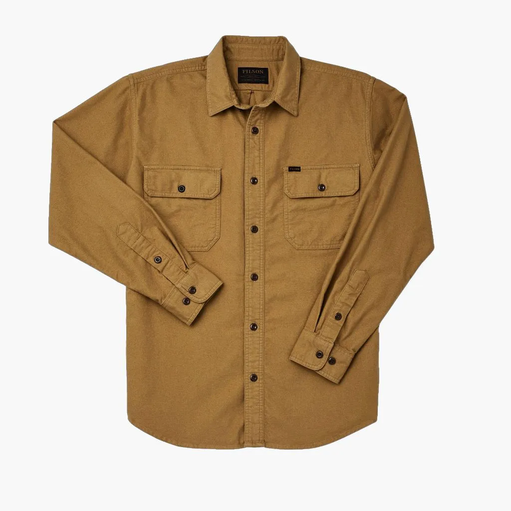 Filson Field Flannel Shirt | Tan Nubuck