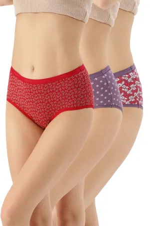 Full Brief Printed Panty (Pack of 3)