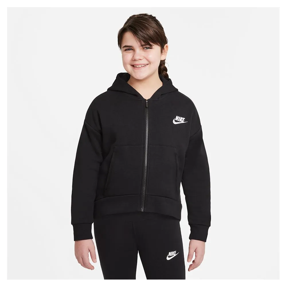 Girls' Sportswear Club Fleece Full-Zip Hoodie