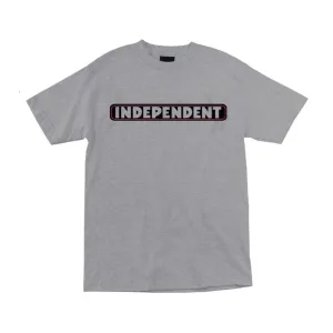 Independent Bar Logo S/S Tee - Heather Grey