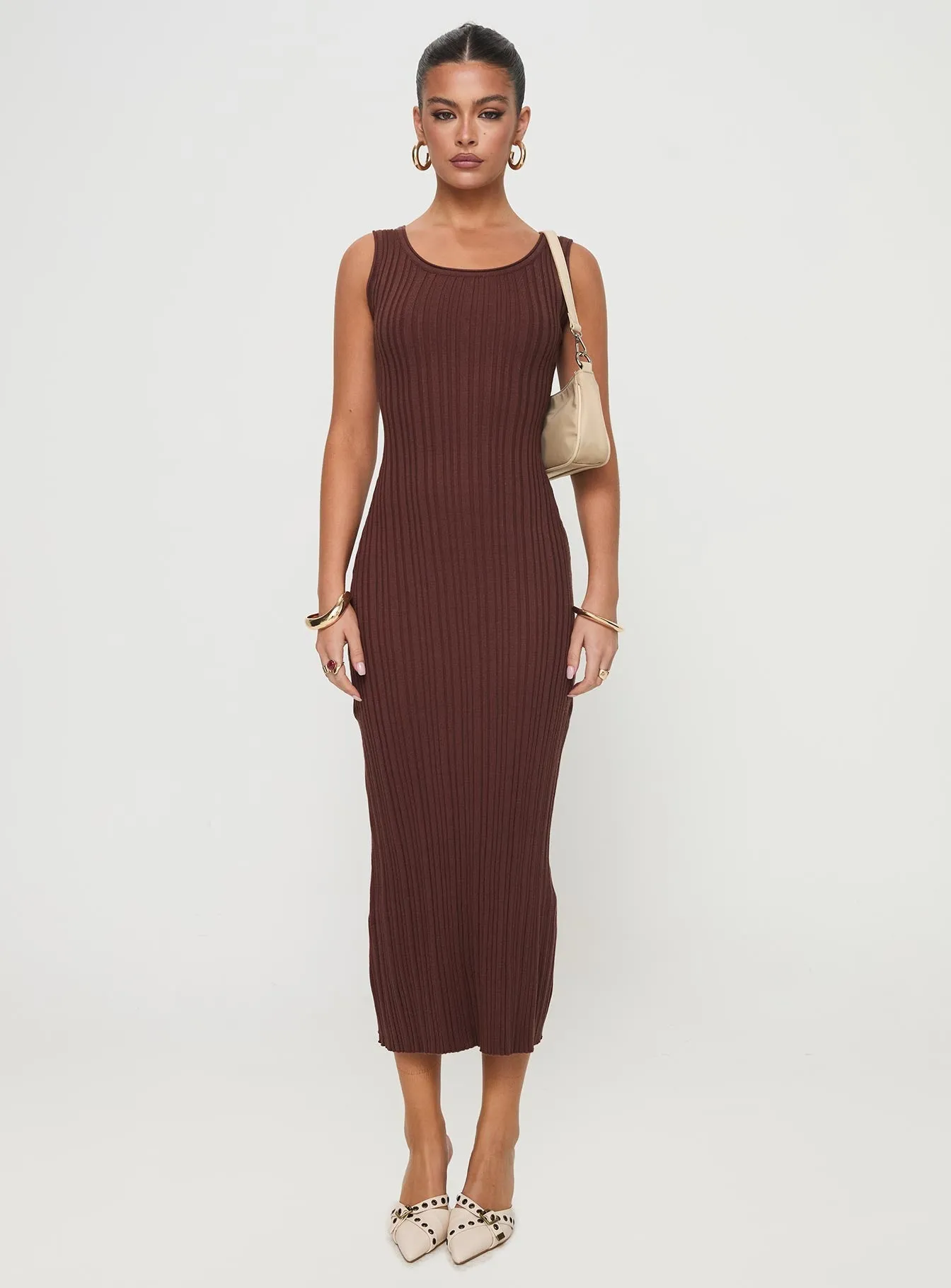 Jackman Maxi Dress Brown