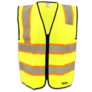 KwikSafety ATHLETE Hi Vis Reflective ANSI PPE Constrasting Class 2 Safety Vest - Model No.: KS3311