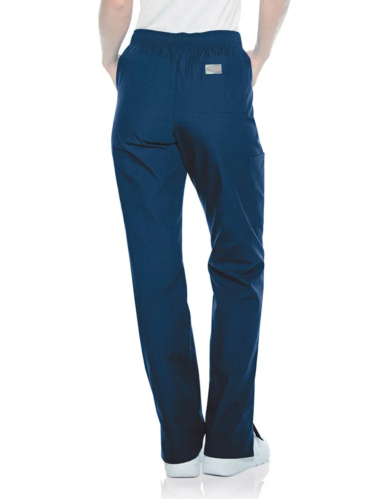 Landau ScrubZone Women's Straight Leg Cargo Pants | Navy