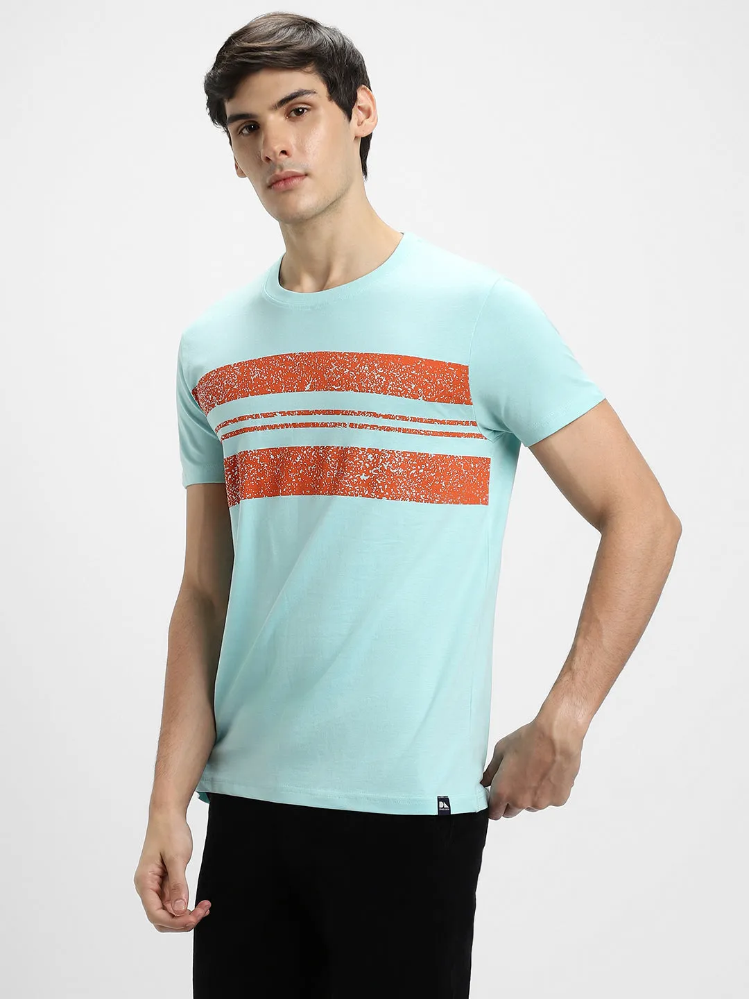 Men's Striped Crew Neck T-shirt