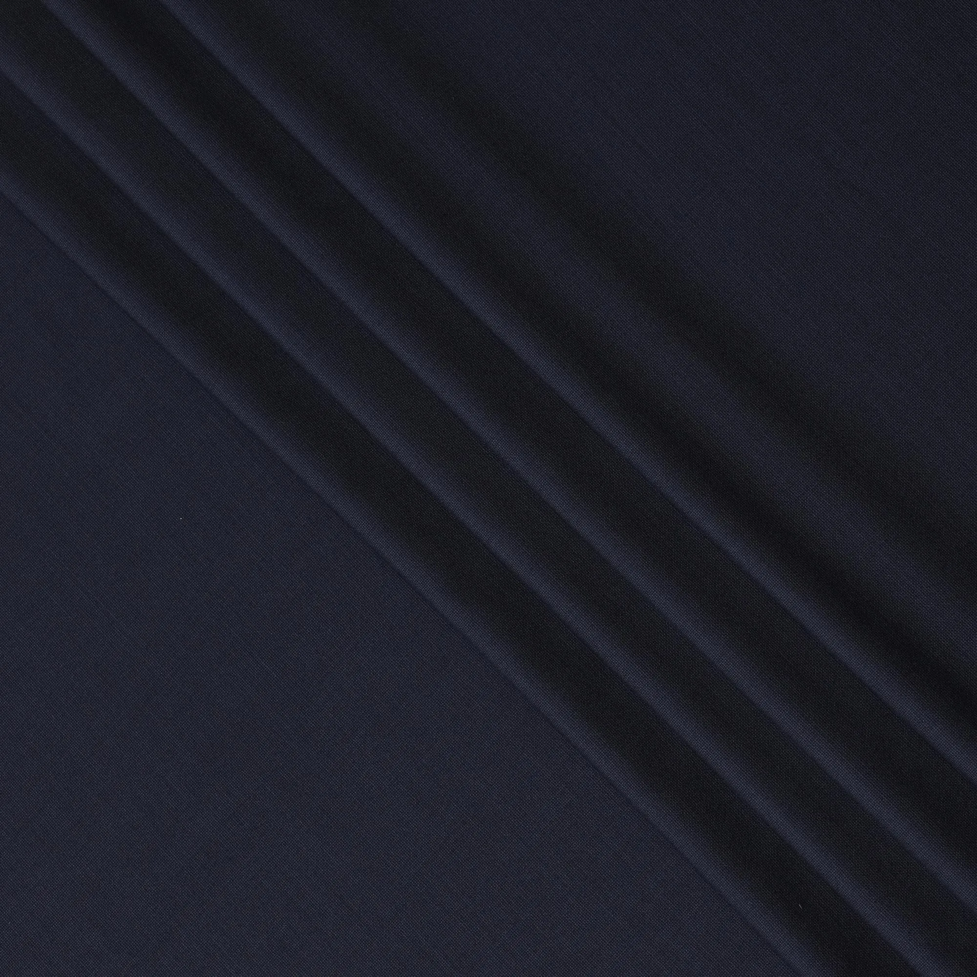 Navy blue Premium pure Super 150's Italian All wool Suiting fabric in self design-D17285