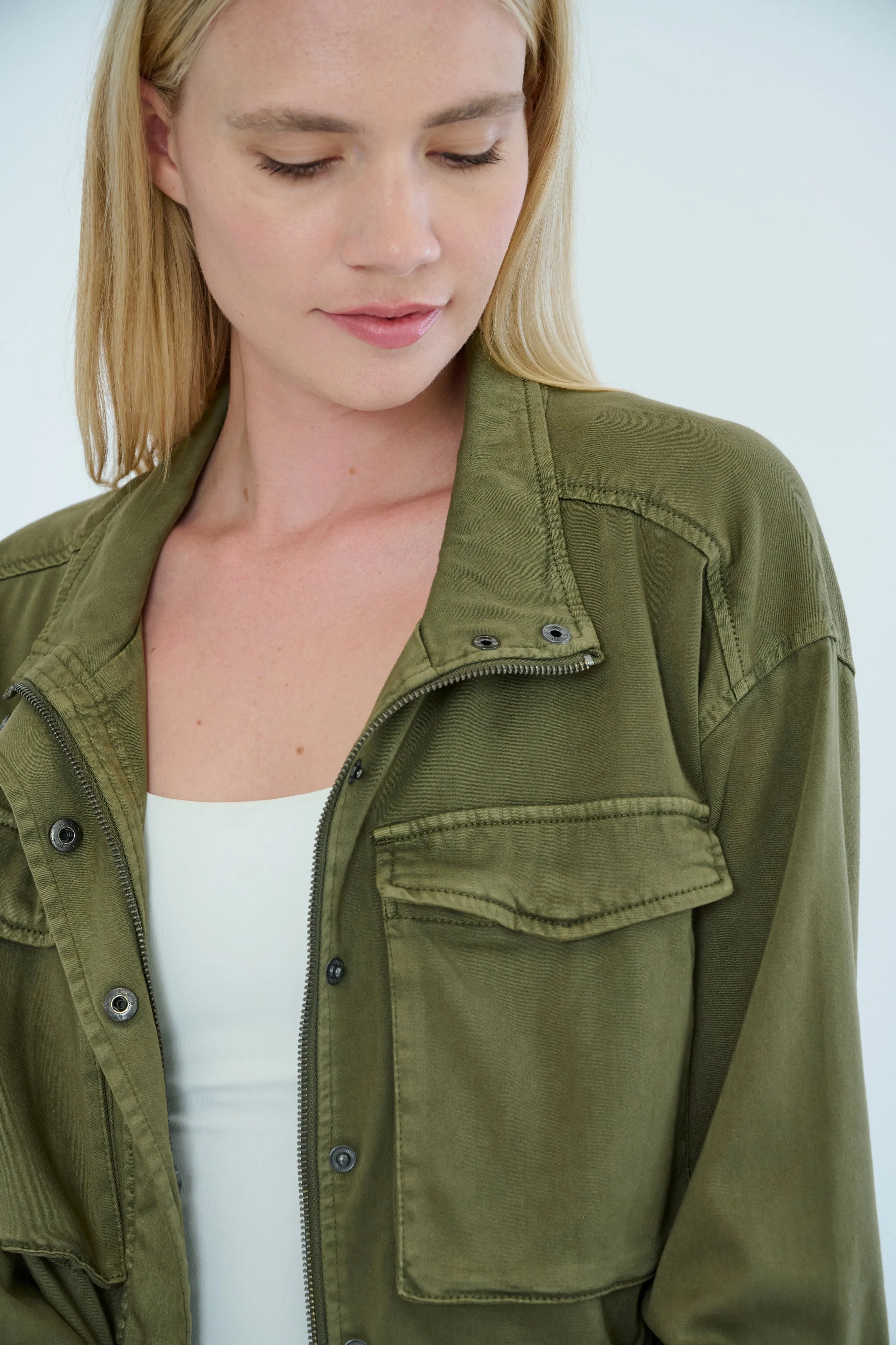 Nelle Stretch Viscose Jacket