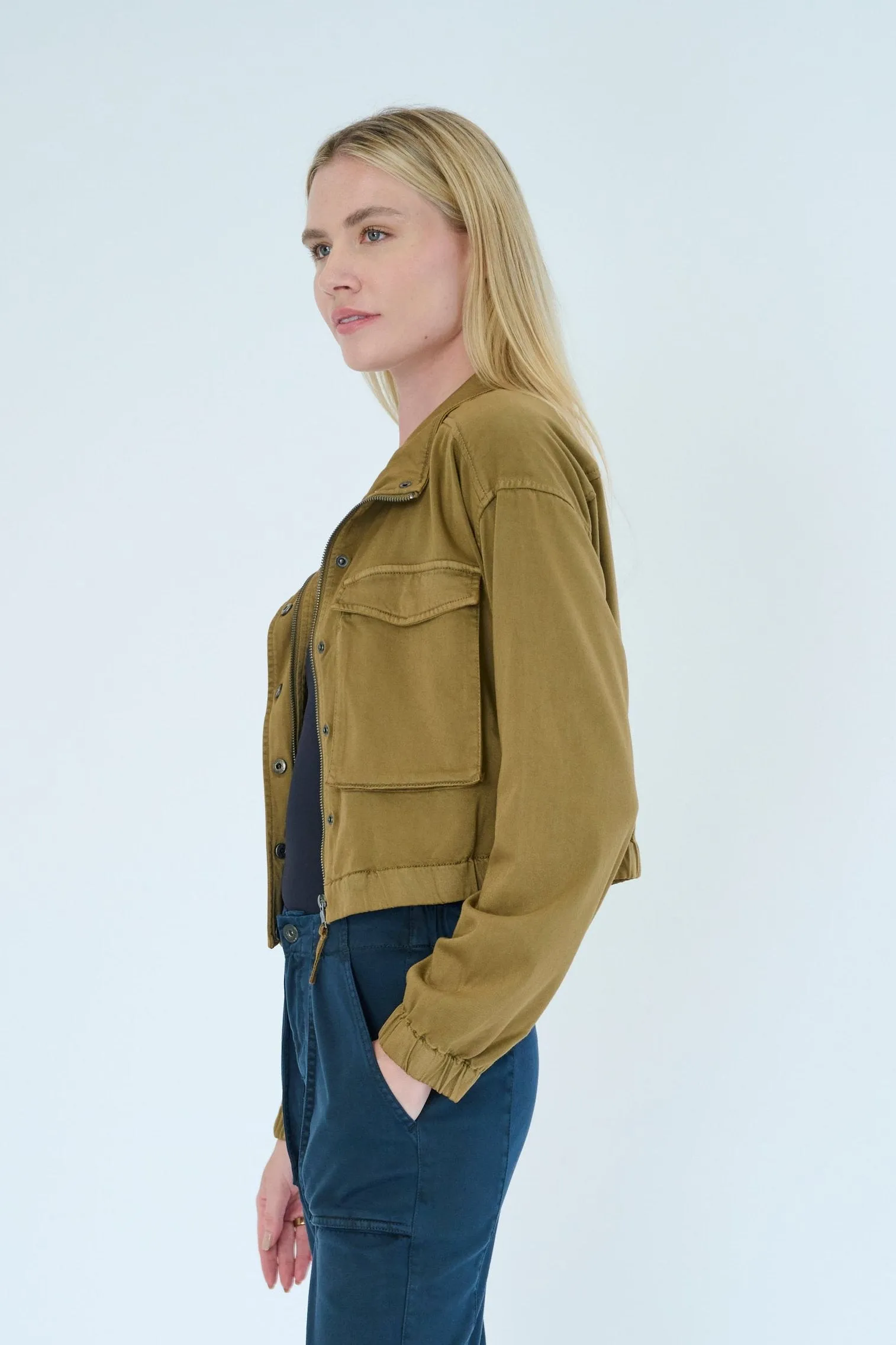 Nelle Stretch Viscose Jacket