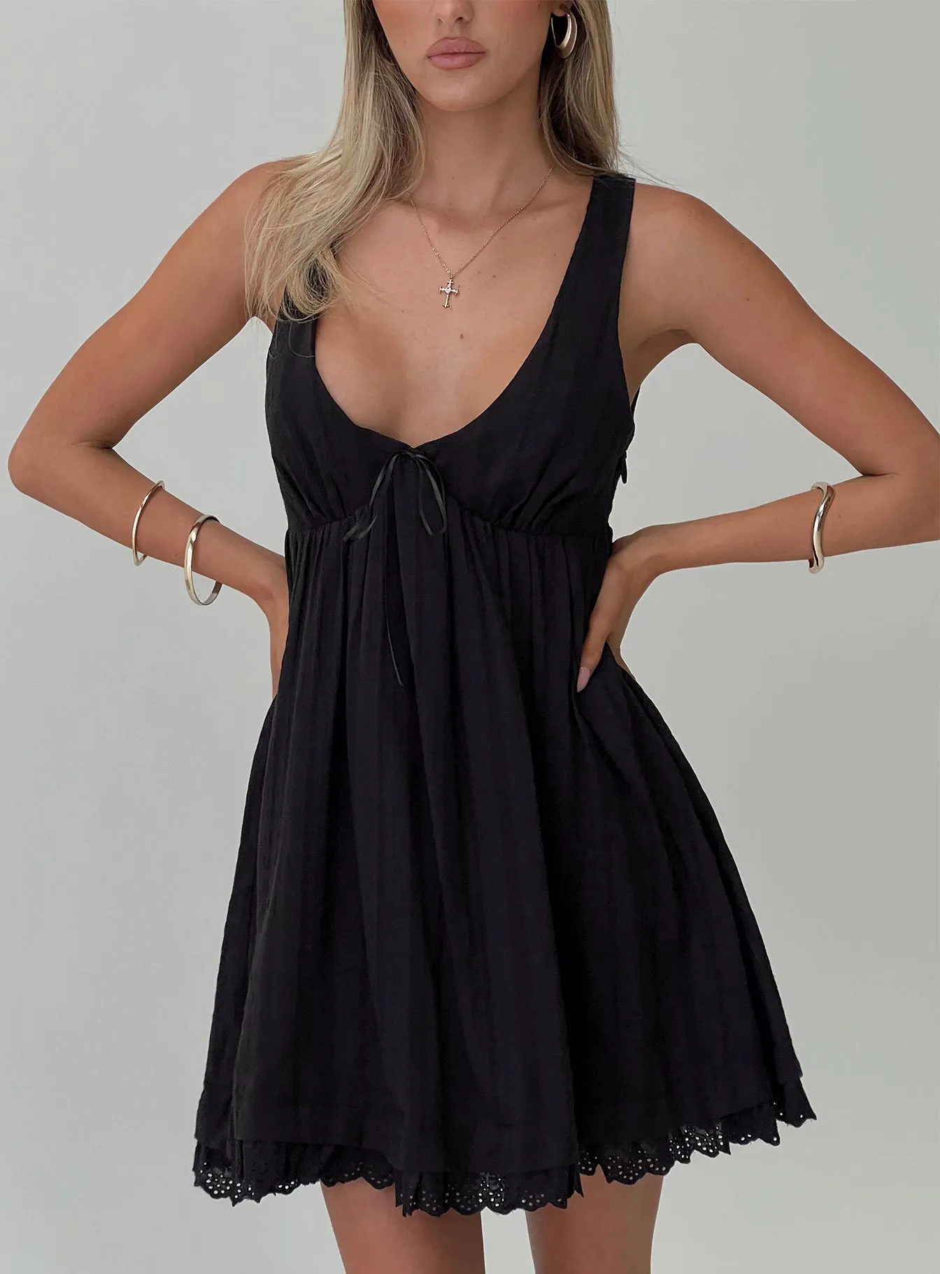 Nelty Mini Dress Black