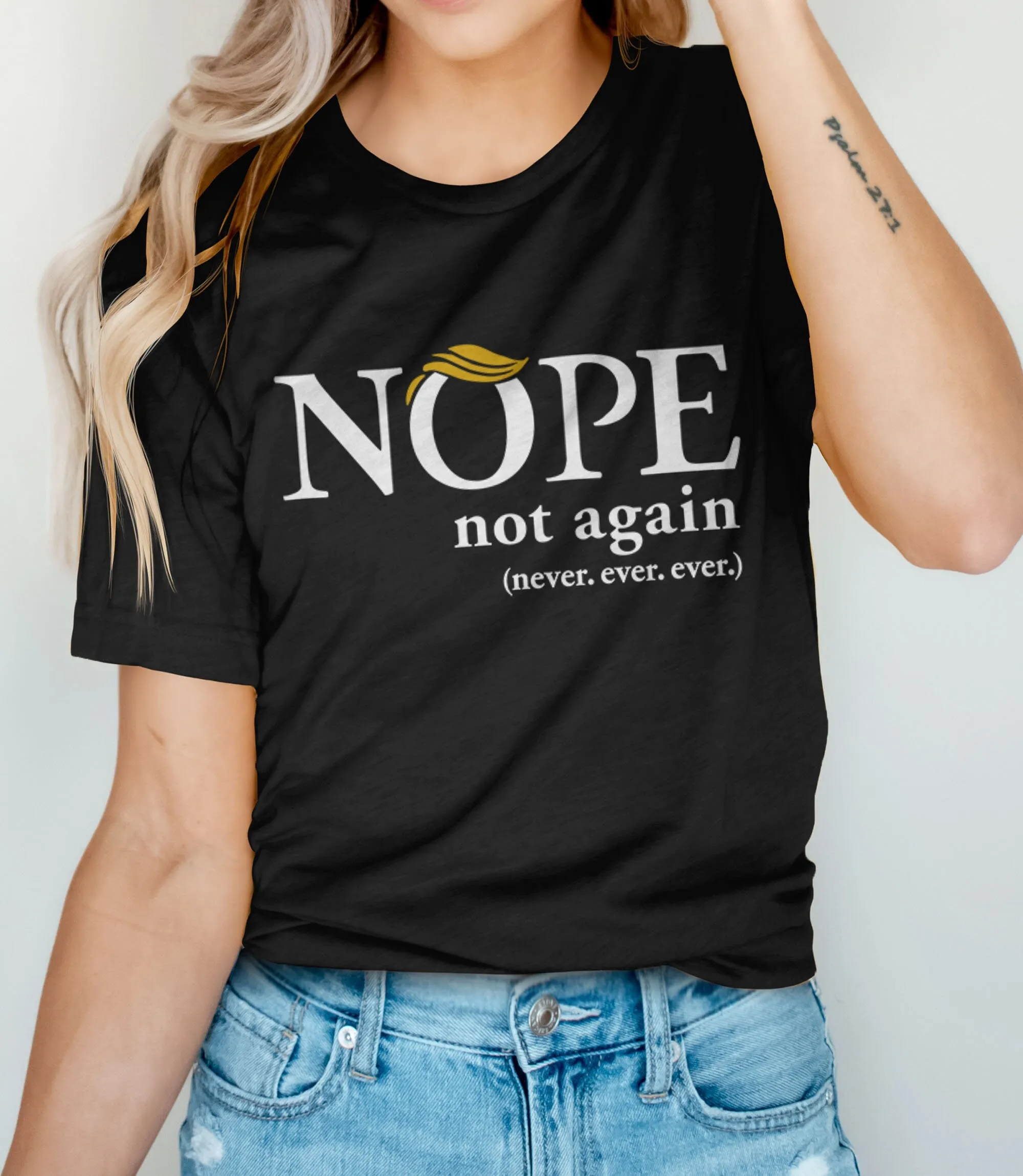 Nope Not Again Shirt for 2024 election