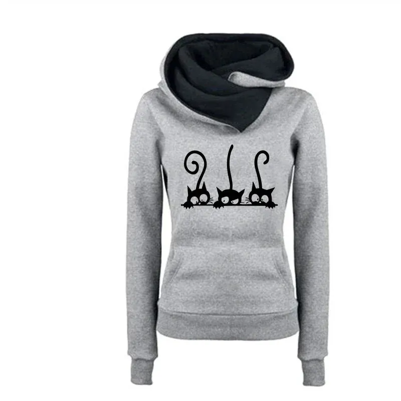 OLOMLB Cat Lovers Hoodie - Women's