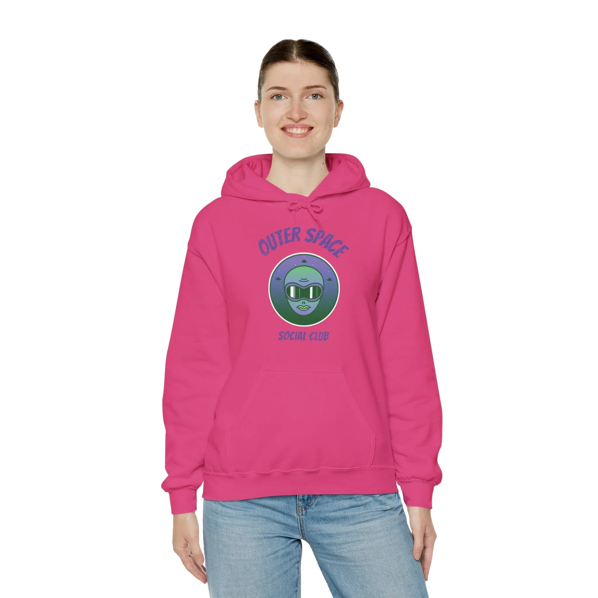 Outer Space Social Club UFO Sci-Fi Hoodie