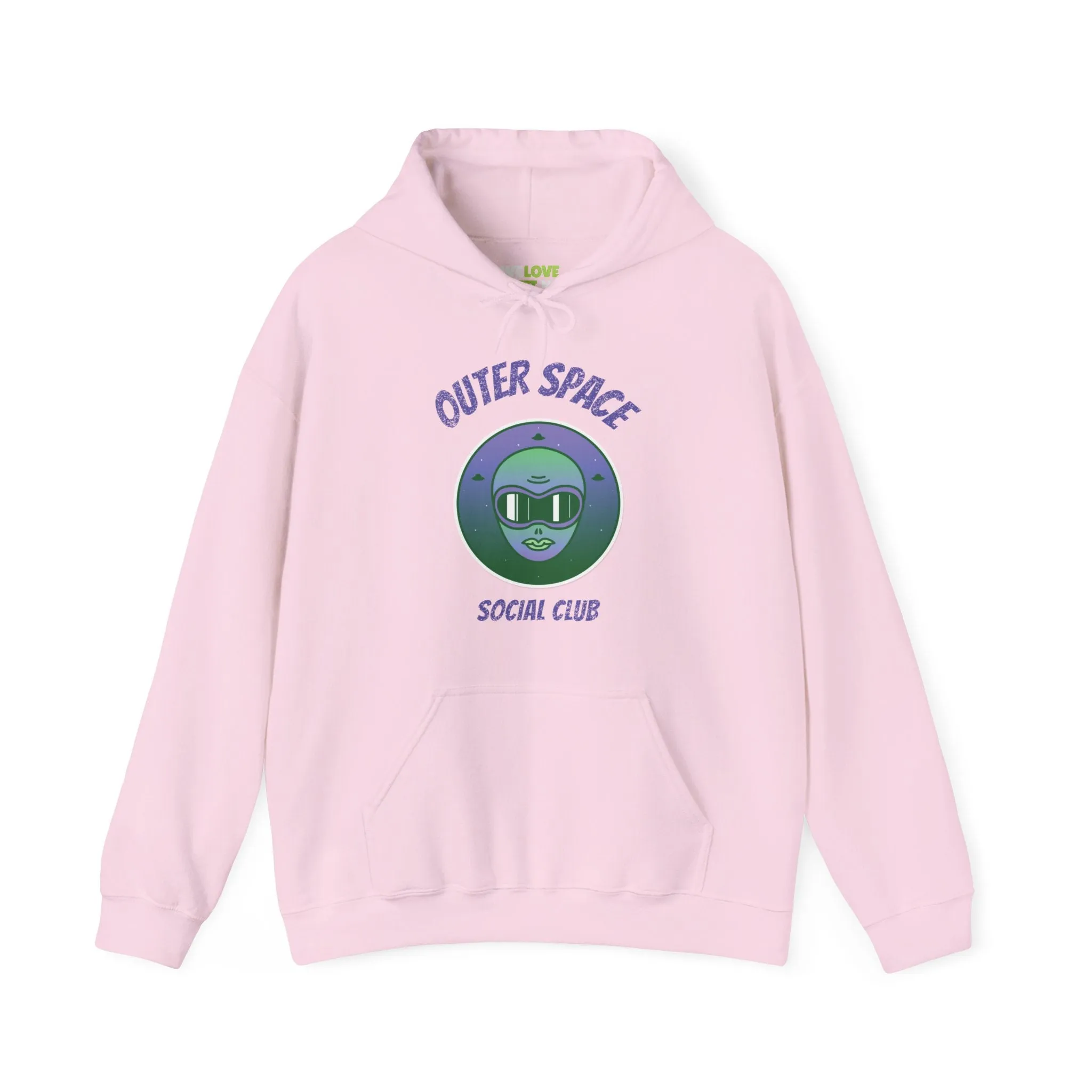 Outer Space Social Club UFO Sci-Fi Hoodie