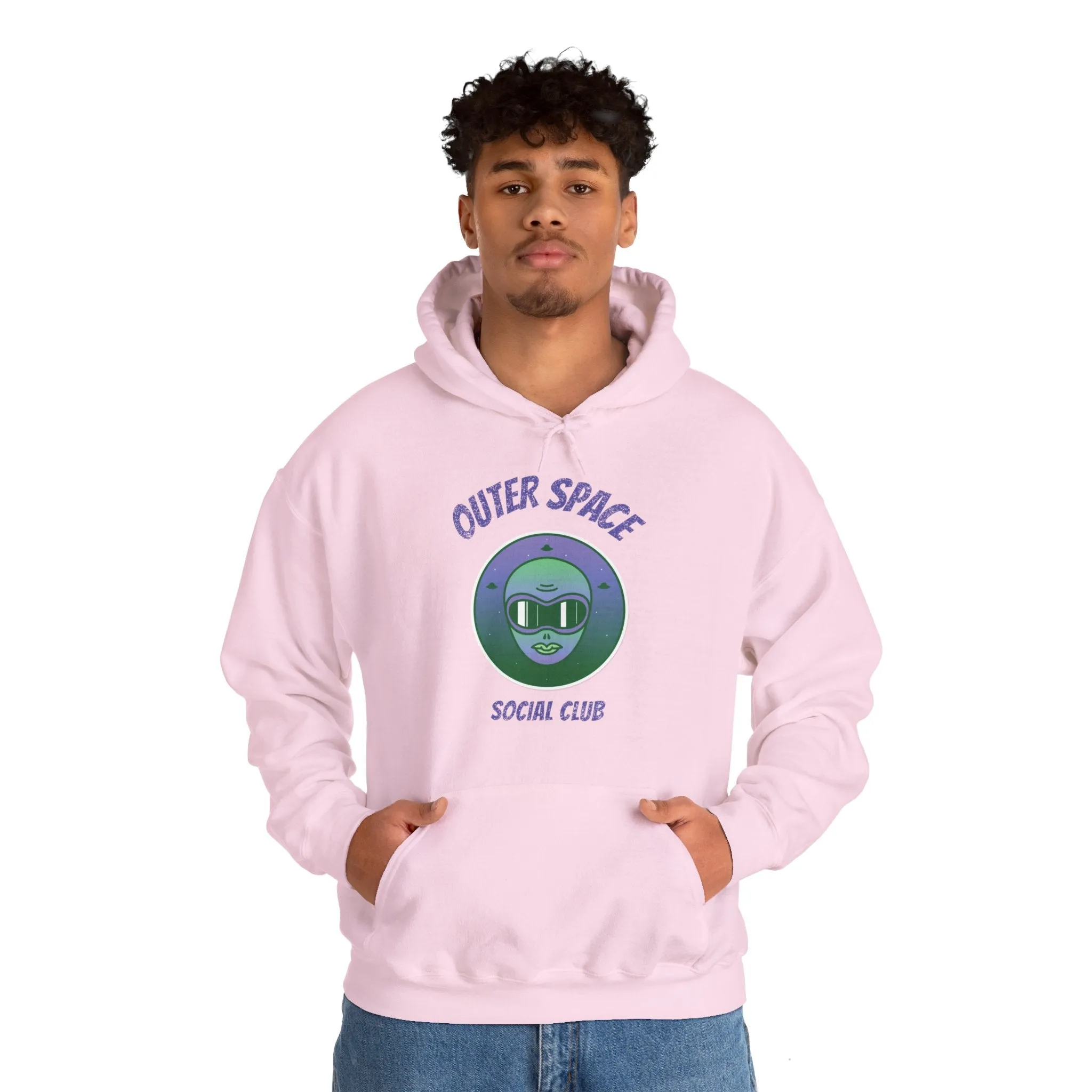 Outer Space Social Club UFO Sci-Fi Hoodie