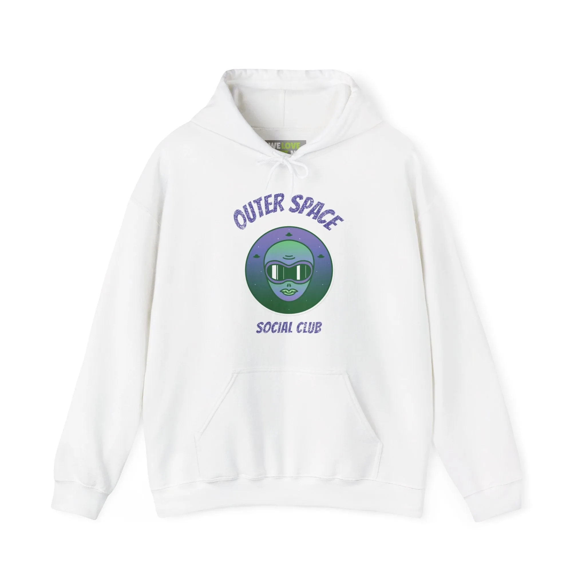 Outer Space Social Club UFO Sci-Fi Hoodie