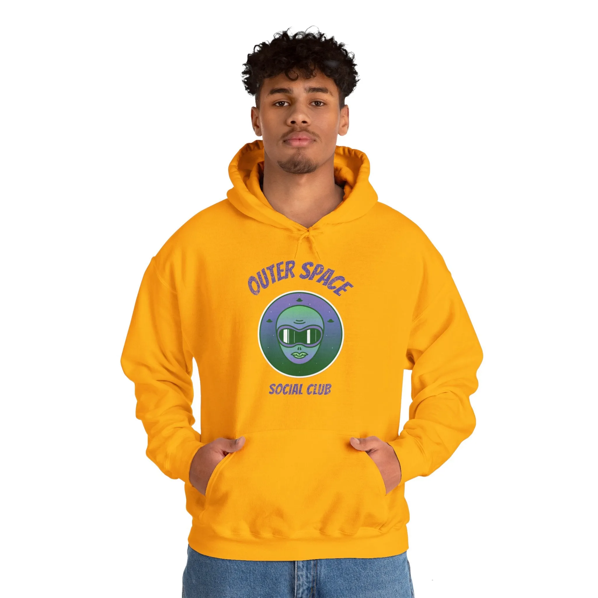 Outer Space Social Club UFO Sci-Fi Hoodie