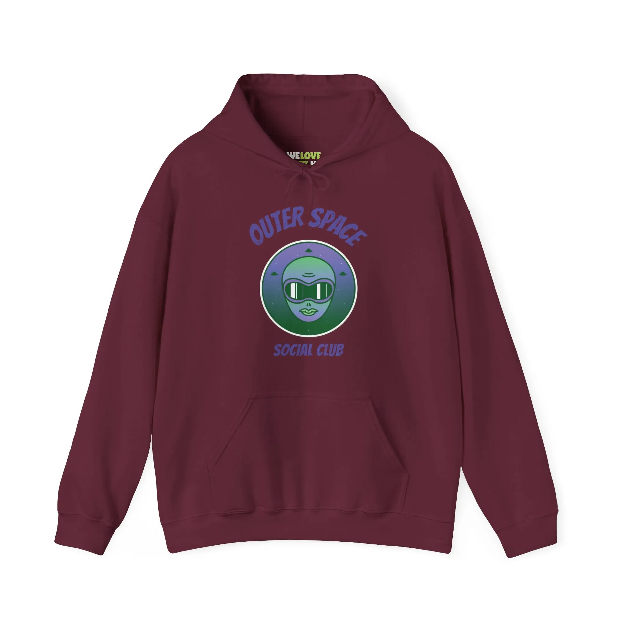 Outer Space Social Club UFO Sci-Fi Hoodie