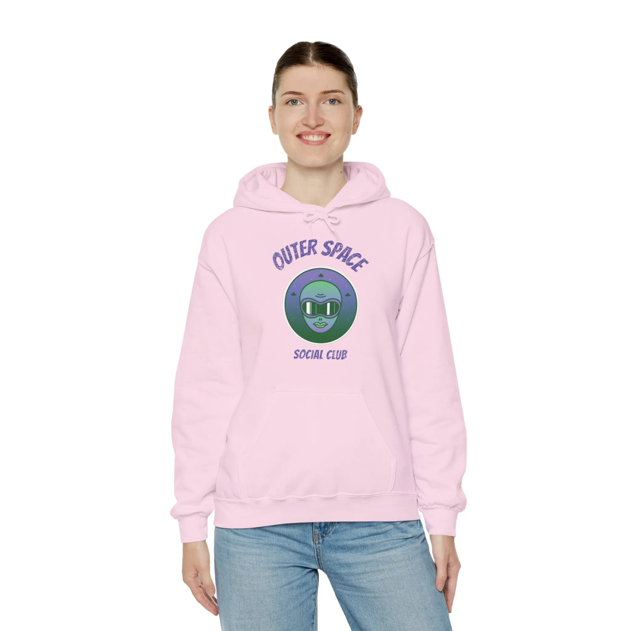 Outer Space Social Club UFO Sci-Fi Hoodie