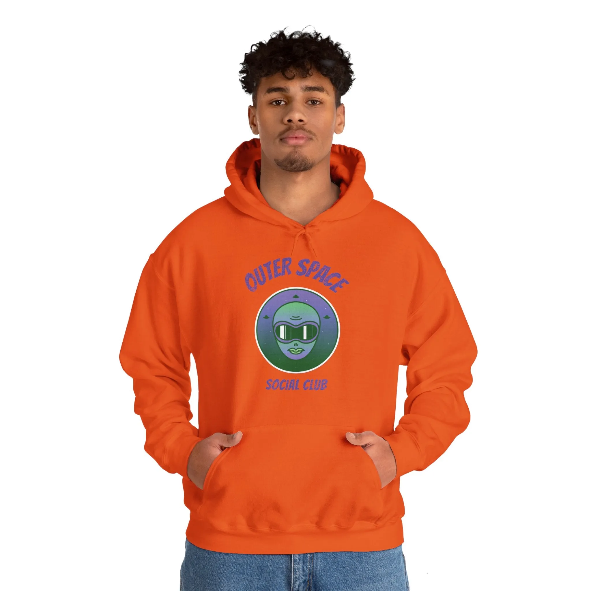 Outer Space Social Club UFO Sci-Fi Hoodie