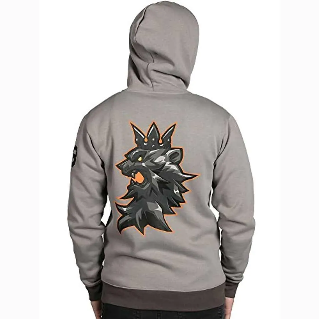 Overwatch Ultimate Reinhardt Zip-Up Hoodie | Light Grey