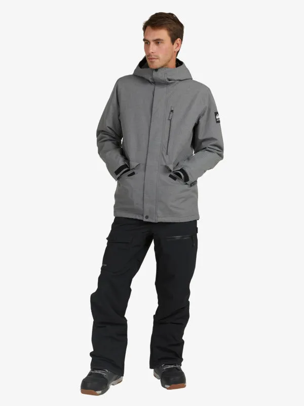 QUIKSILVER MEN'S MISSION SOLID JACKET - BLACK