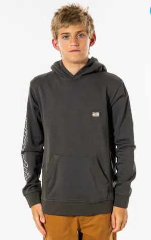 Rip Curl Boys Original Surfers Hood Boy Fleece - Washed Black