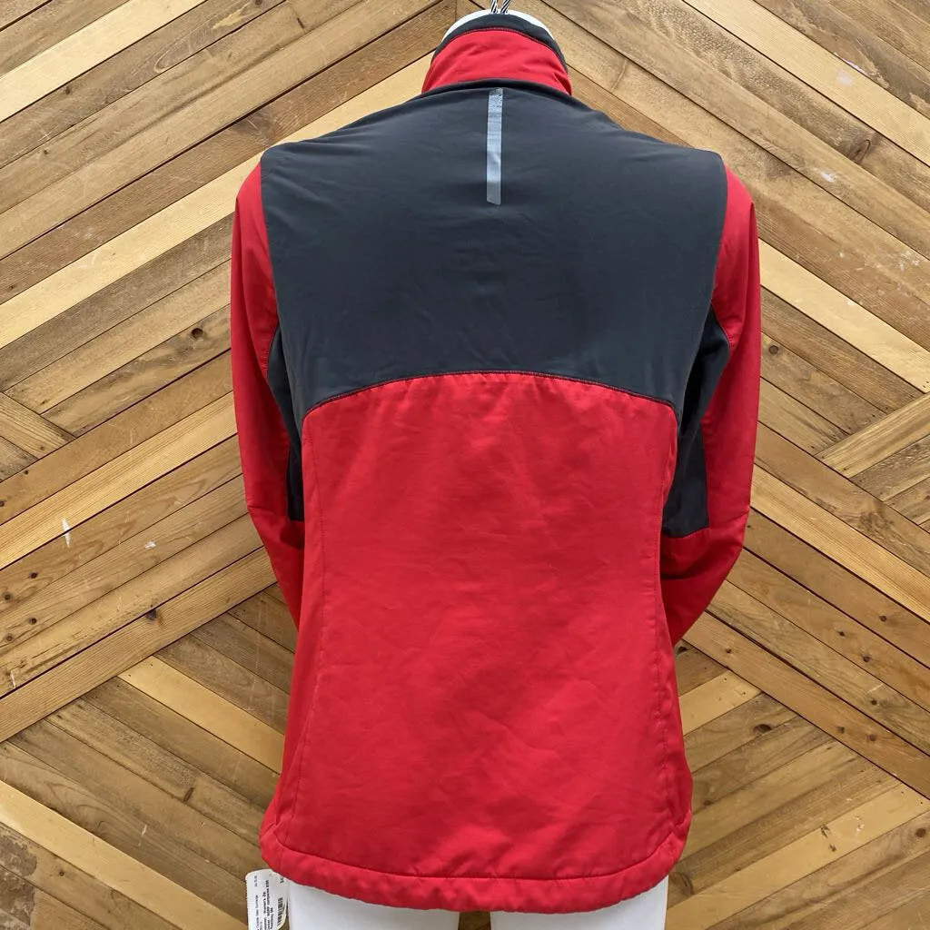 Salomon - Women's Zip Jacket - MSRP compared $130: Red/Grey-women-SM