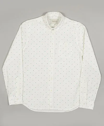 Seducer Shirt White Dotted