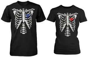 Skeleton Matching Couple Shirts (Set)