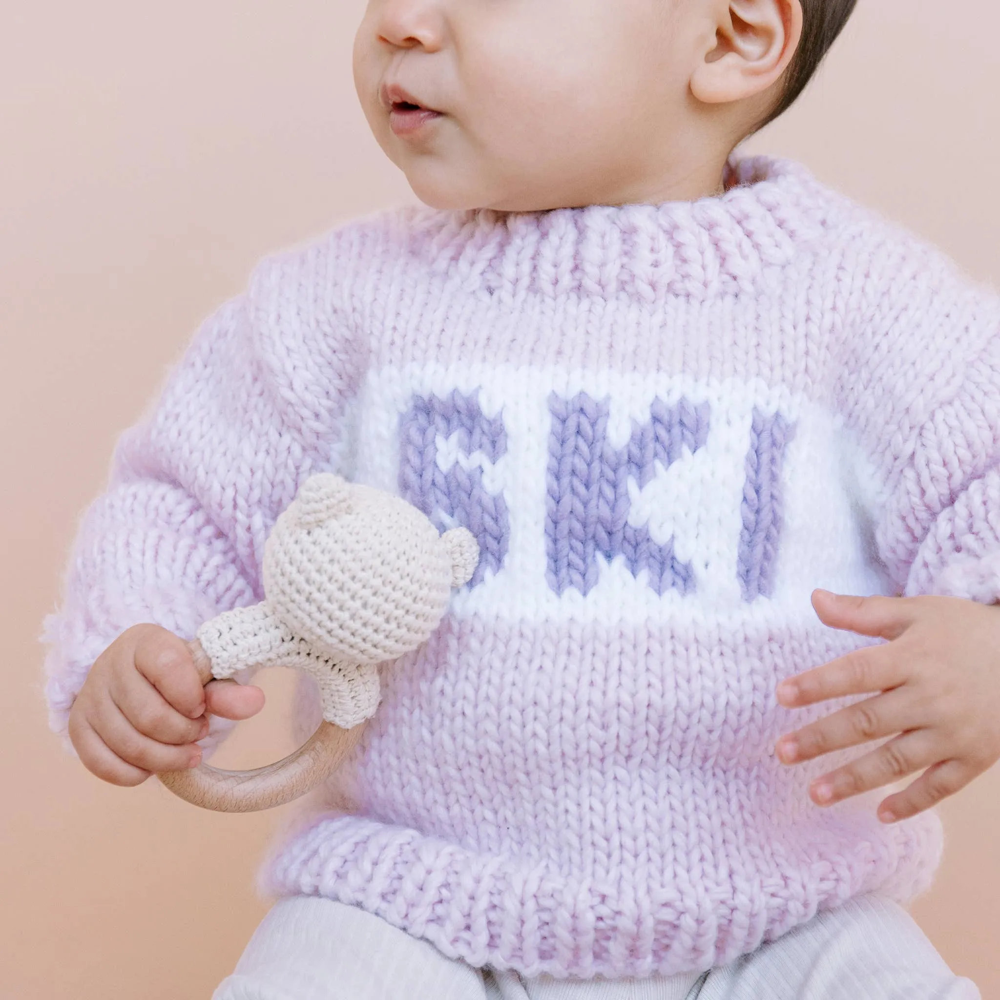 Ski Sweater, Baby Pink