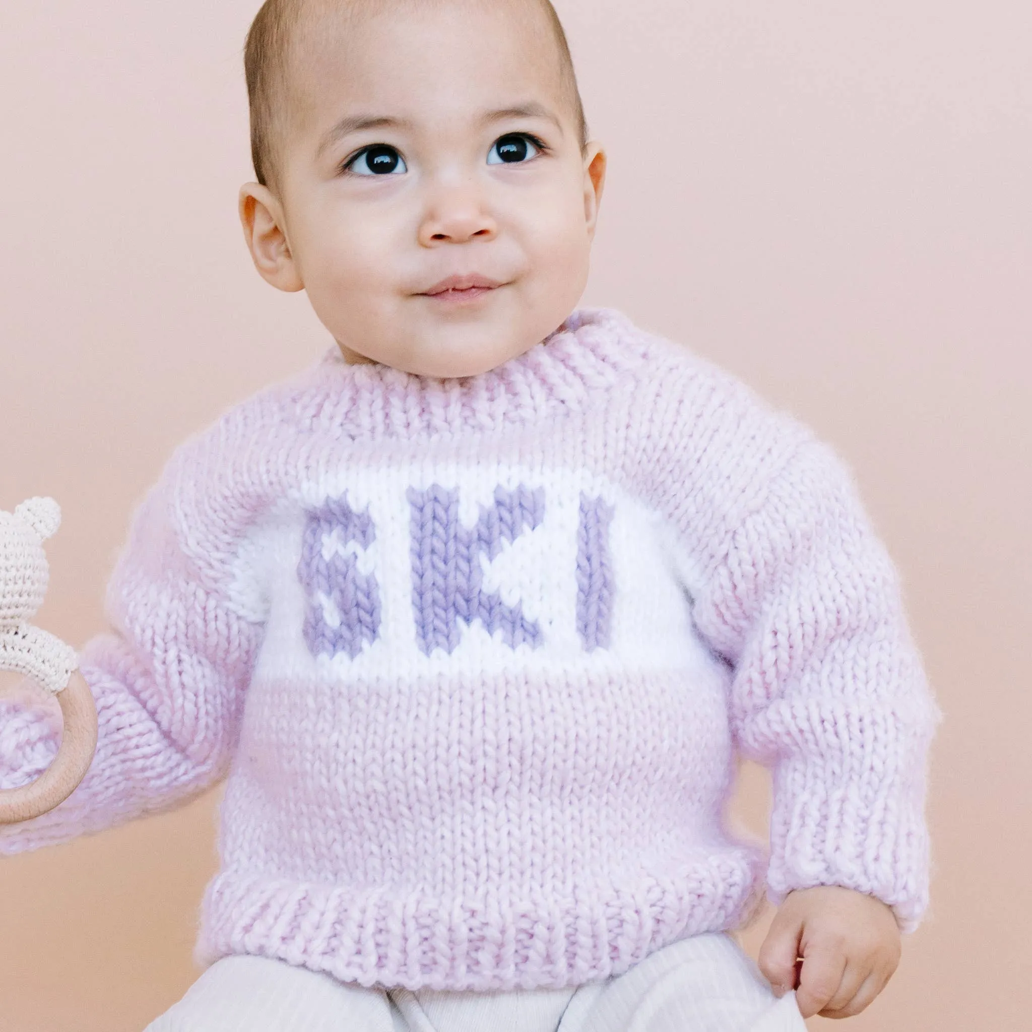 Ski Sweater, Baby Pink