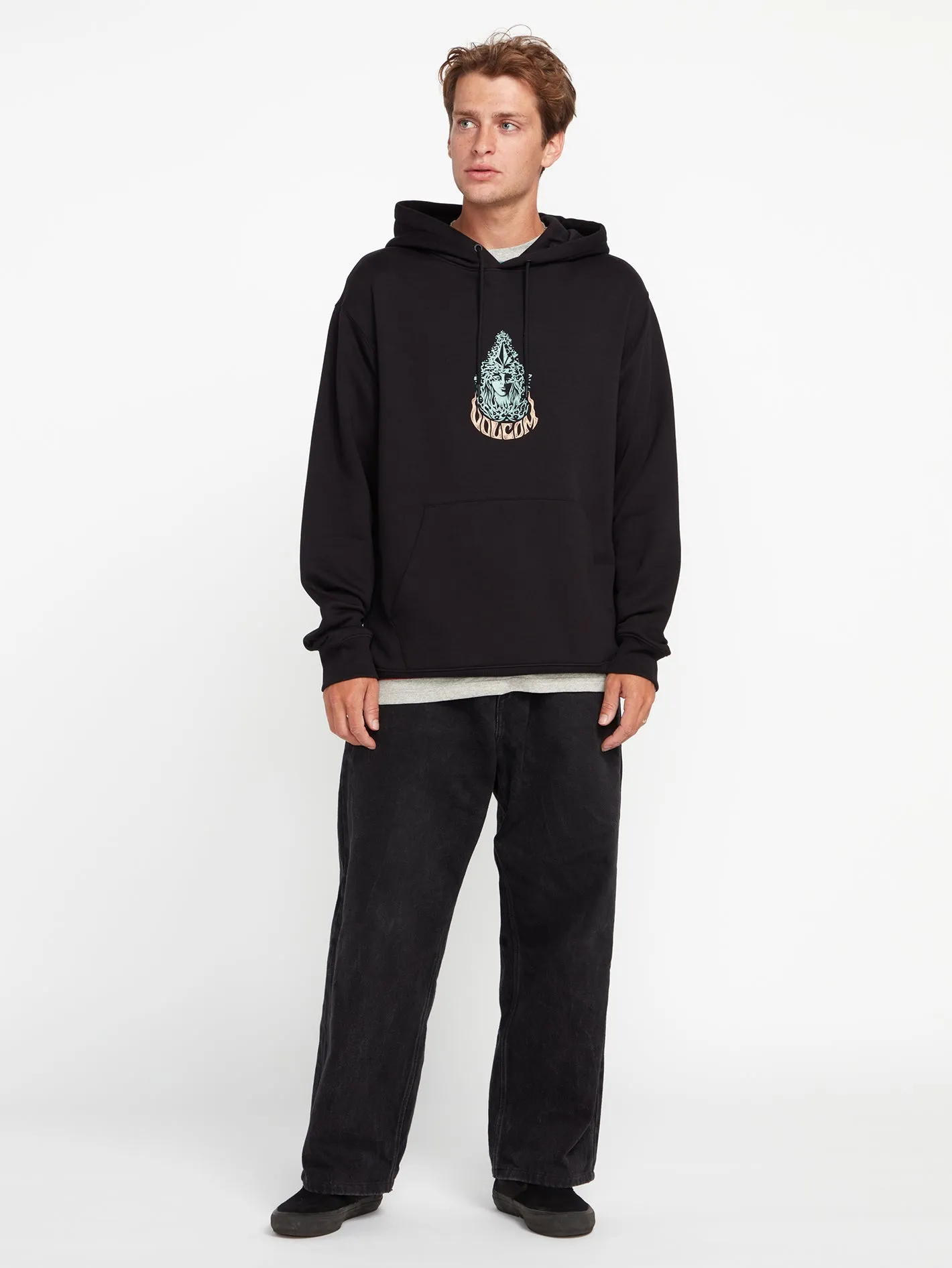 Strike Hood Pullover Sweatshirt - Black