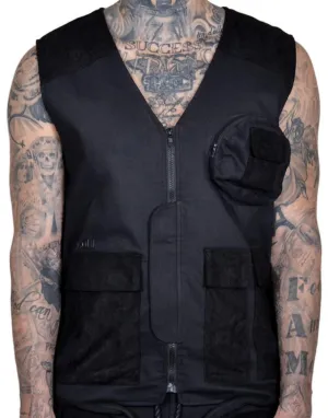 THC Soul Round Pocket Utility Vest (Black)