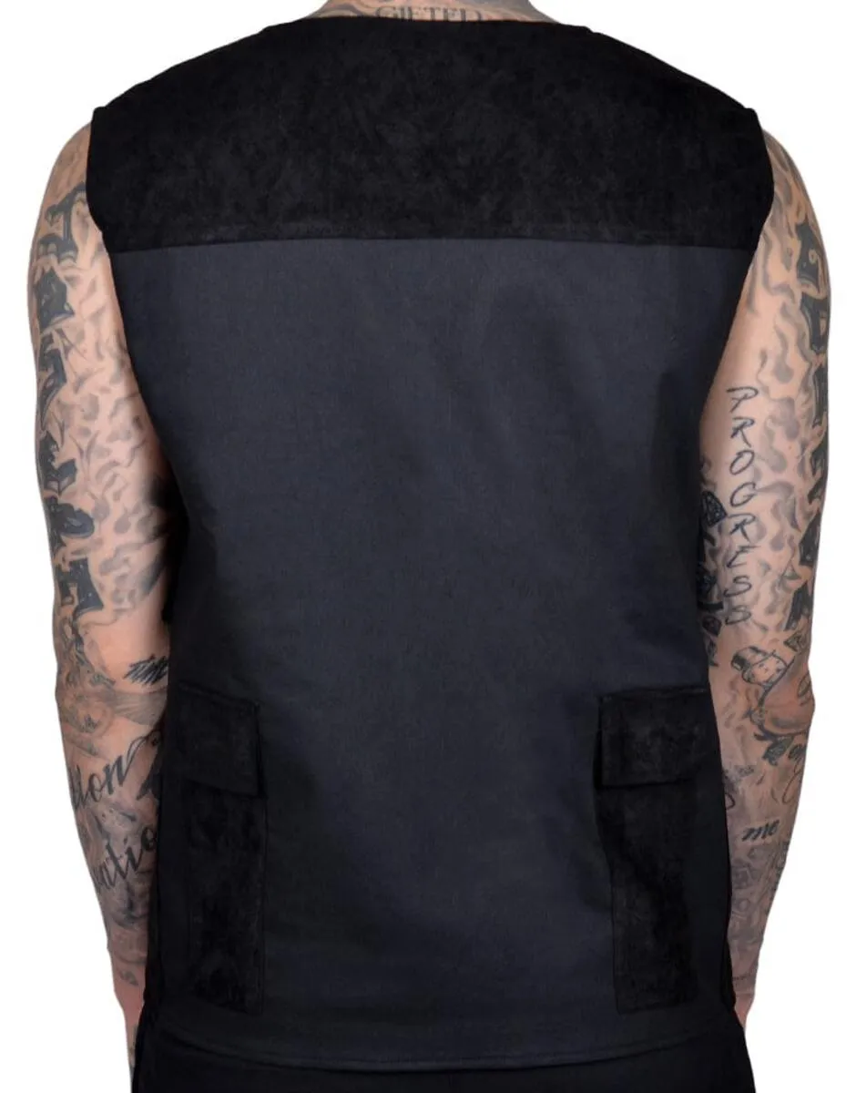 THC Soul Round Pocket Utility Vest (Black)