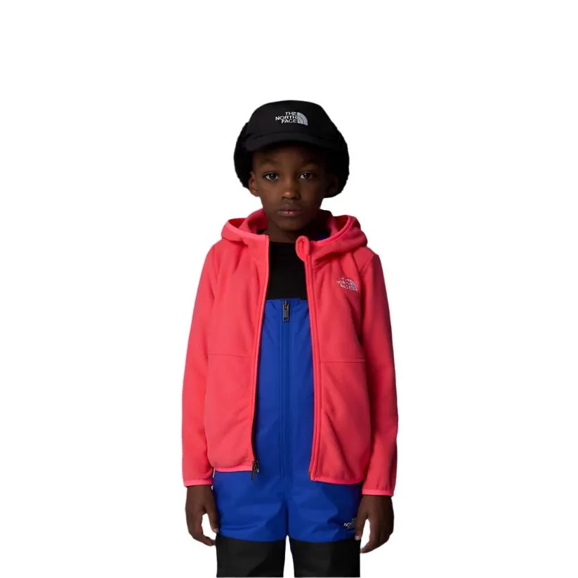 The North Face Kids Glacier F/Z Hoodie Radiant Poppy