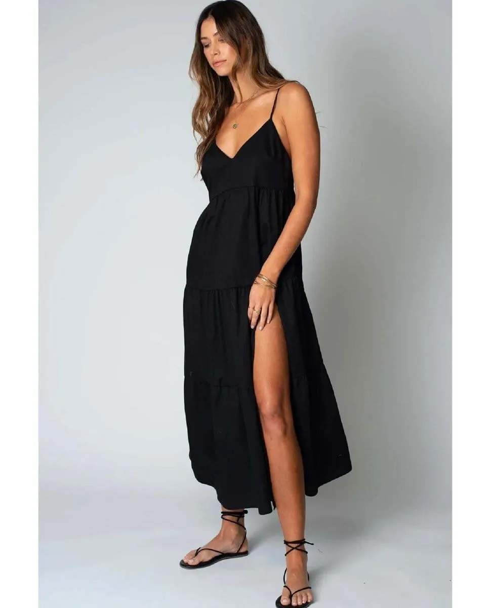 The Try Me Maxi Dress Black