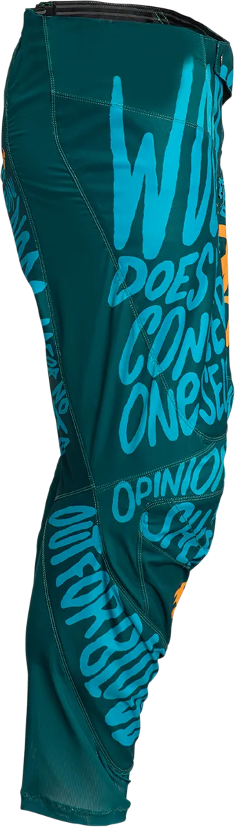 THOR Youth Pulse Counting Sheep Pants - Teal/Tangerine - 20 2903-2080